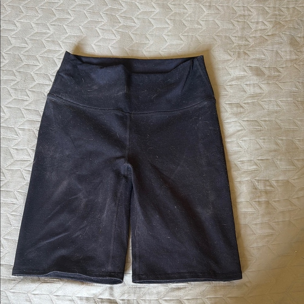 Fabletics Black Women's High-Waist Bike Shorts